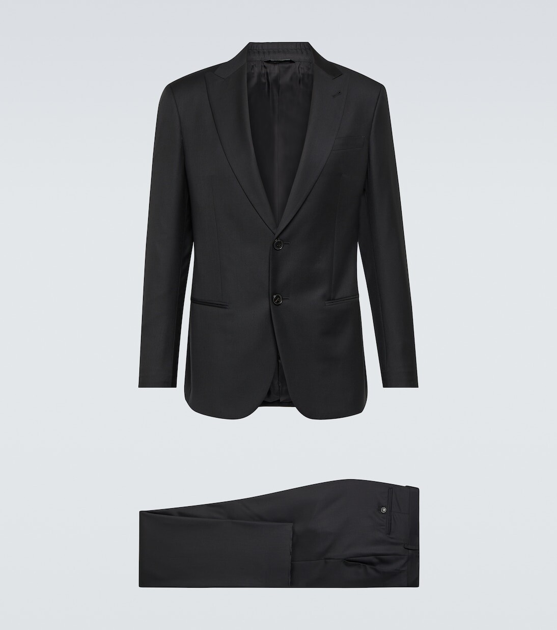 

Костюм из шерсти и кашемира Giorgio Armani, черный