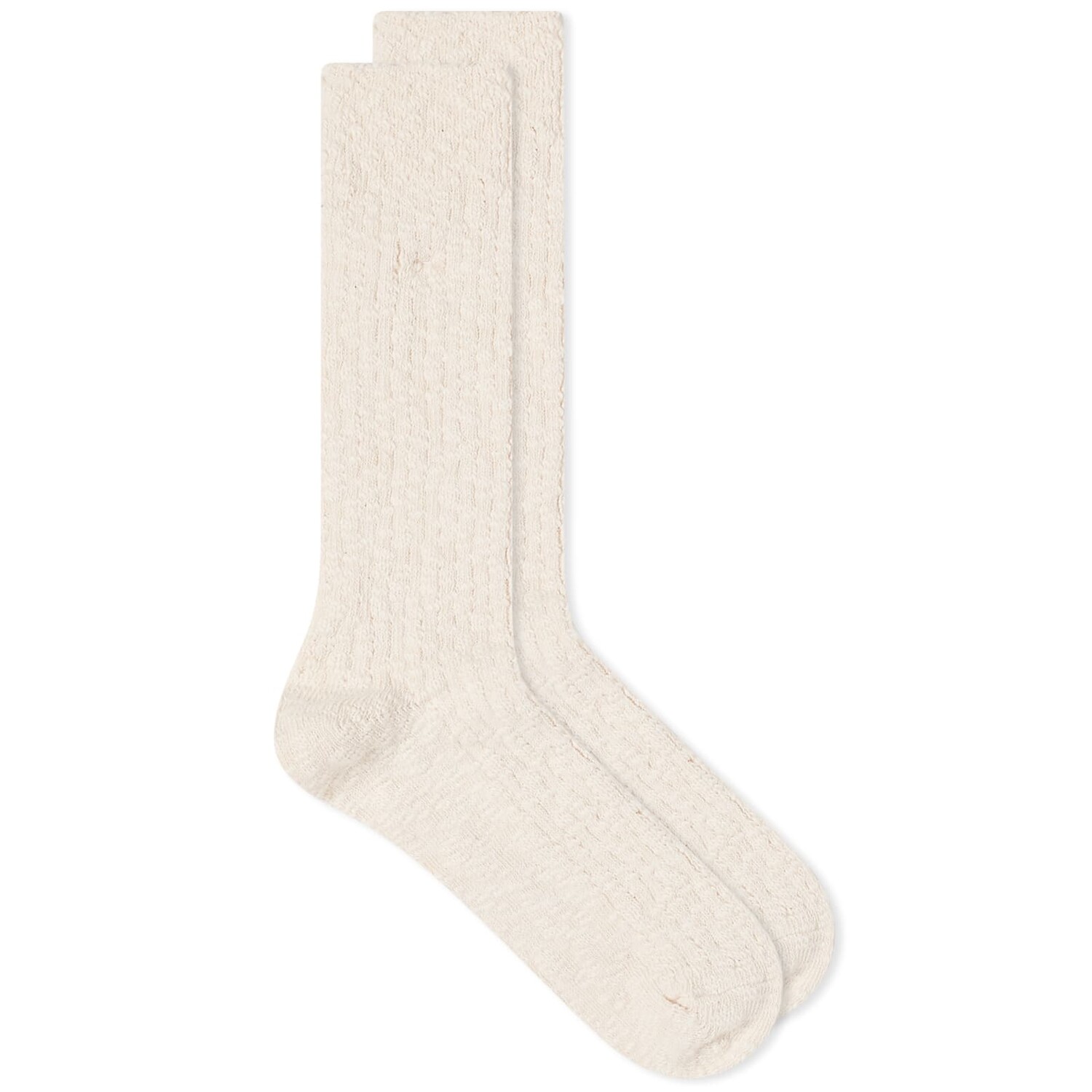 

Носки Anonymous Ism Light Slub Crew Sock, цвет Ivory
