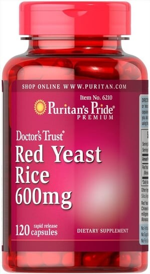 

Puritan's Pride, Красный дрожжевой рис, 600 мг, 120 капсул