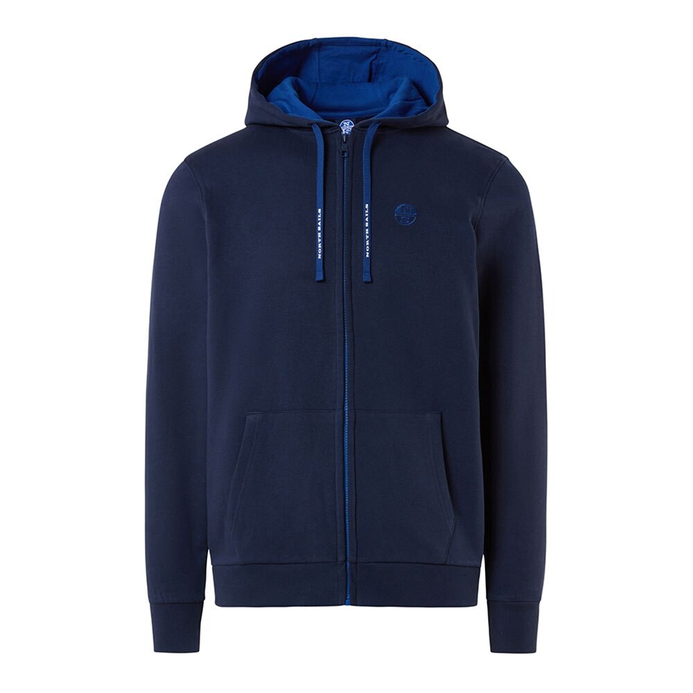 

Свитер North Sails Logo Full Zip, синий