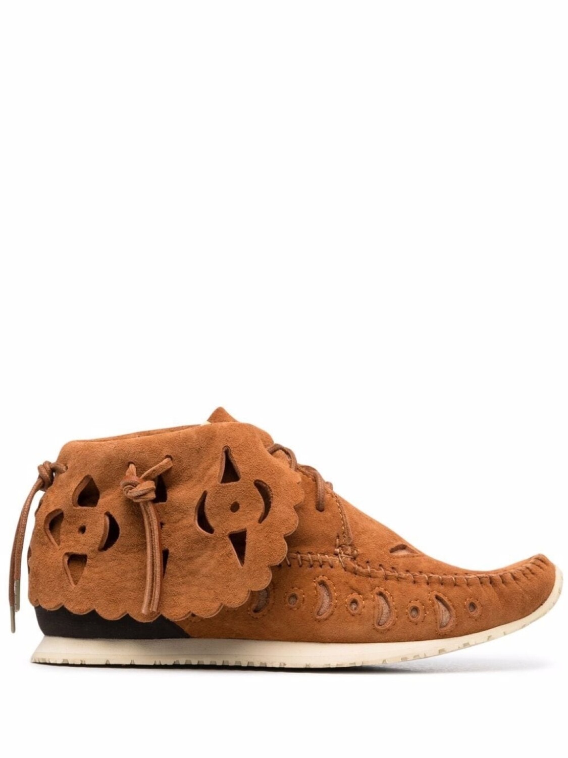 

visvim ботинки с вырезами, коричневый