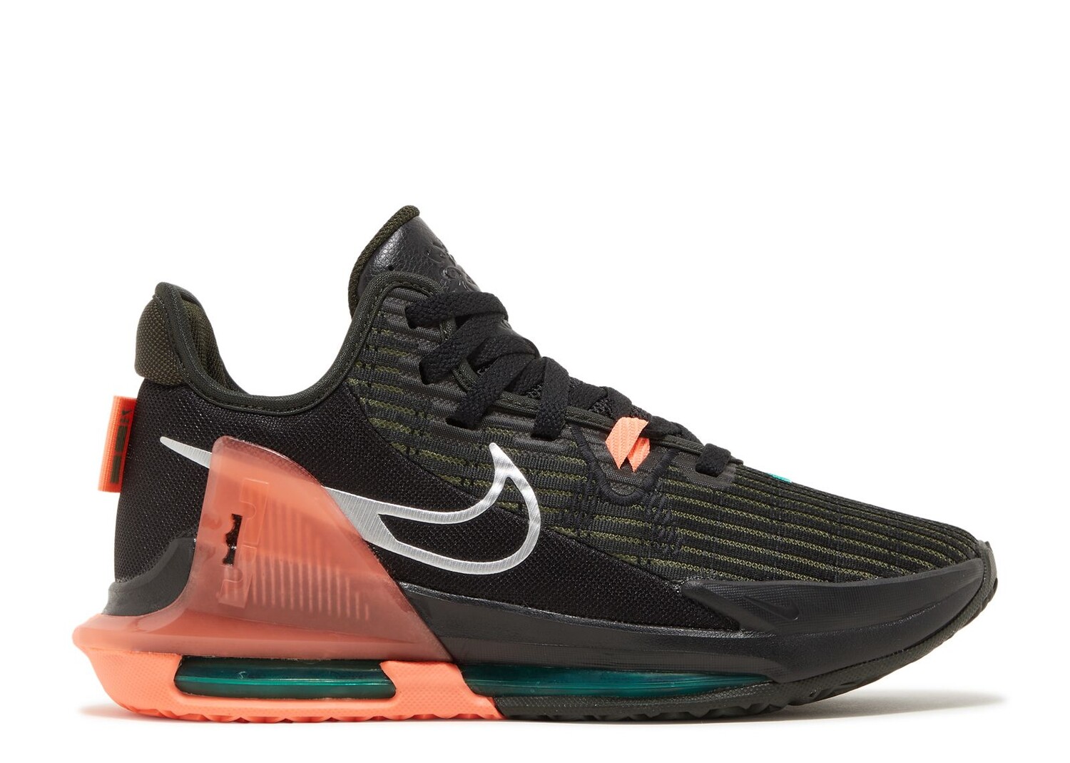 

Кроссовки Nike Lebron Witness 6 'Black Sequoia Crimson Pulse', черный