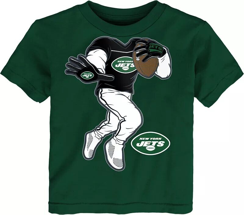 

Nfl Team Apparel Для малышей New York Jets Зеленая футболка с жесткими рукавами