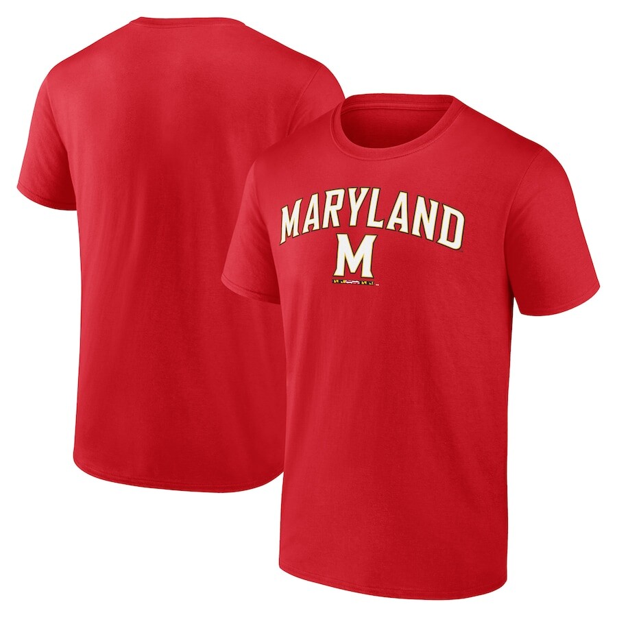 

Футболка с коротким рукавом Fanatics Branded Maryland Terrapins, красный