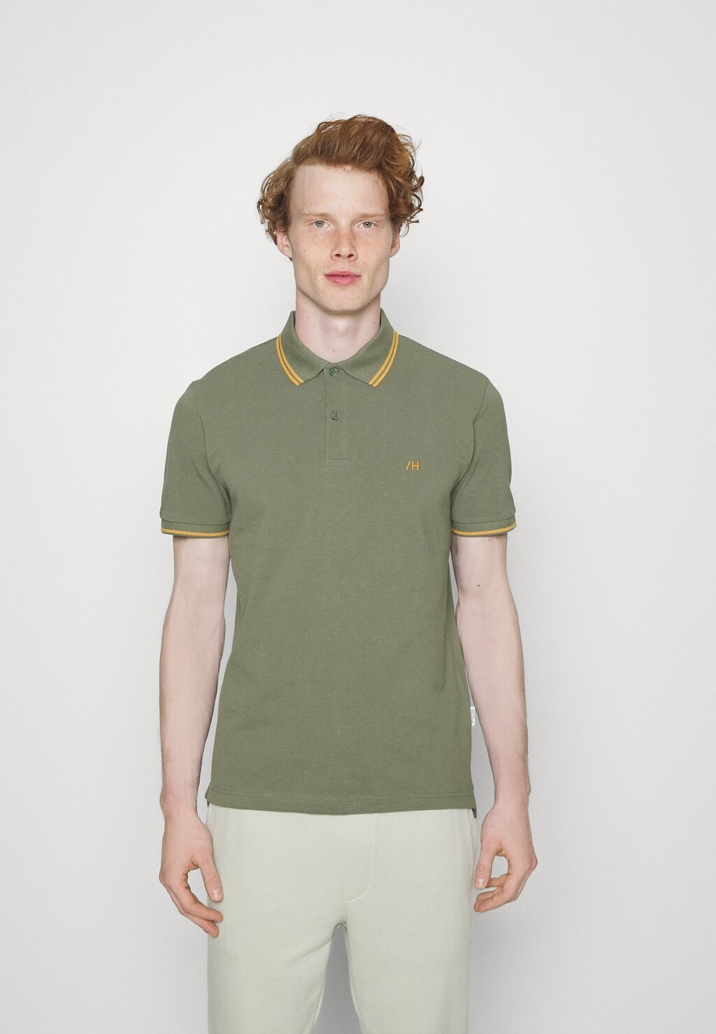 

Рубашка-поло DANTE NOOS SPORT Selected Homme, цвет agave green