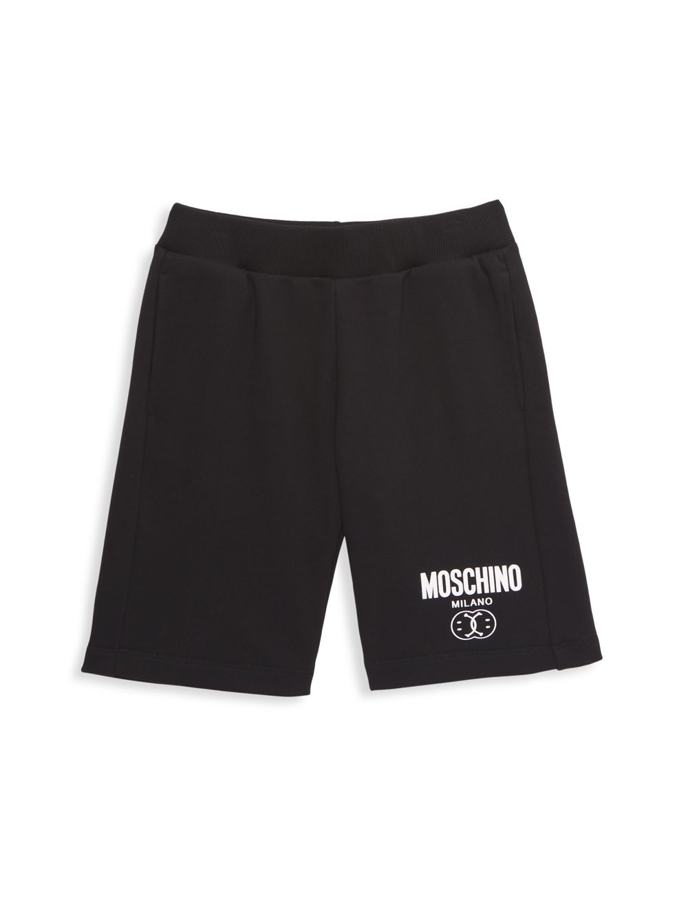 

Шорты Little Boy's & Boy's со смайликом и логотипом Moschino, черный