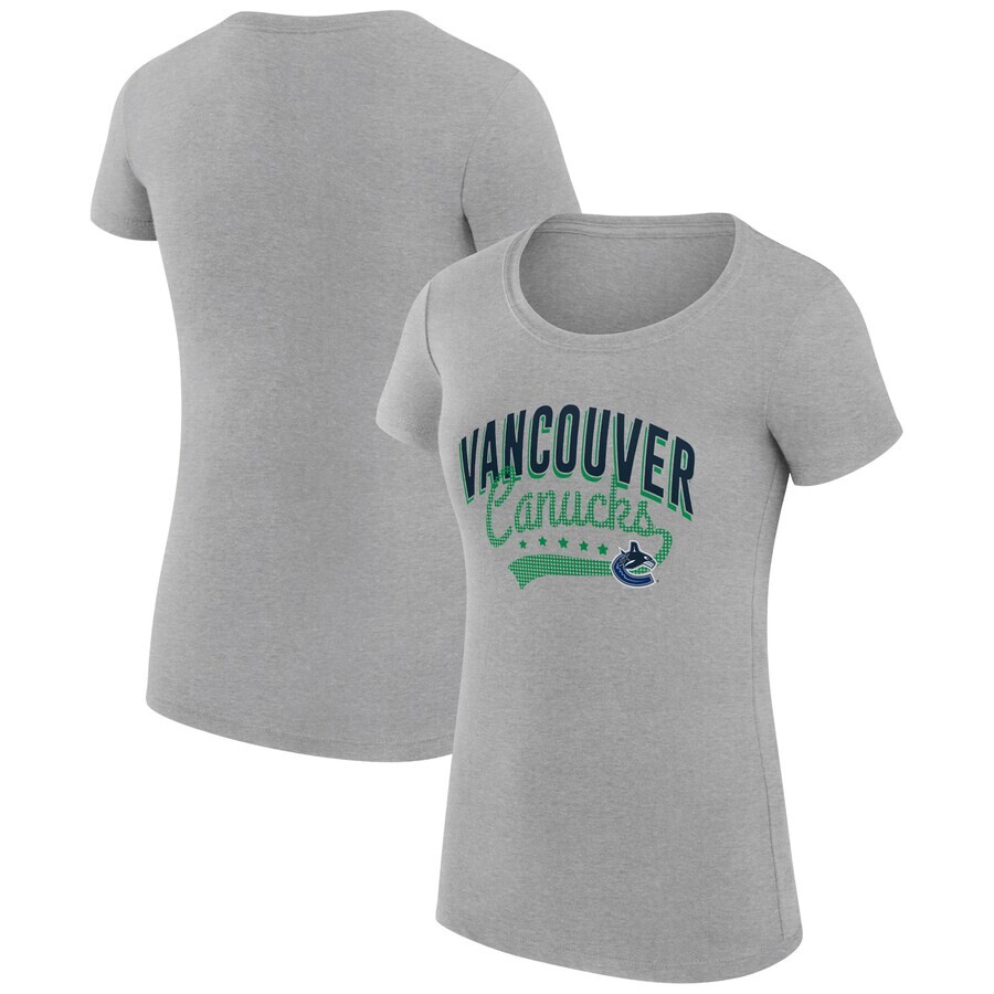 

Футболка с коротким рукавом G-III 4Her by Carl Banks Vancouver Canucks, зеленый