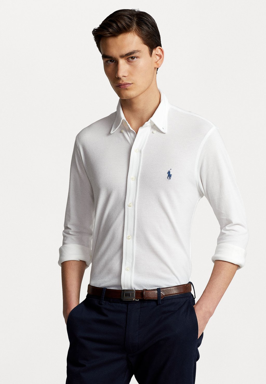 Рубашка Long Sleeve Polo Ralph Lauren, белый