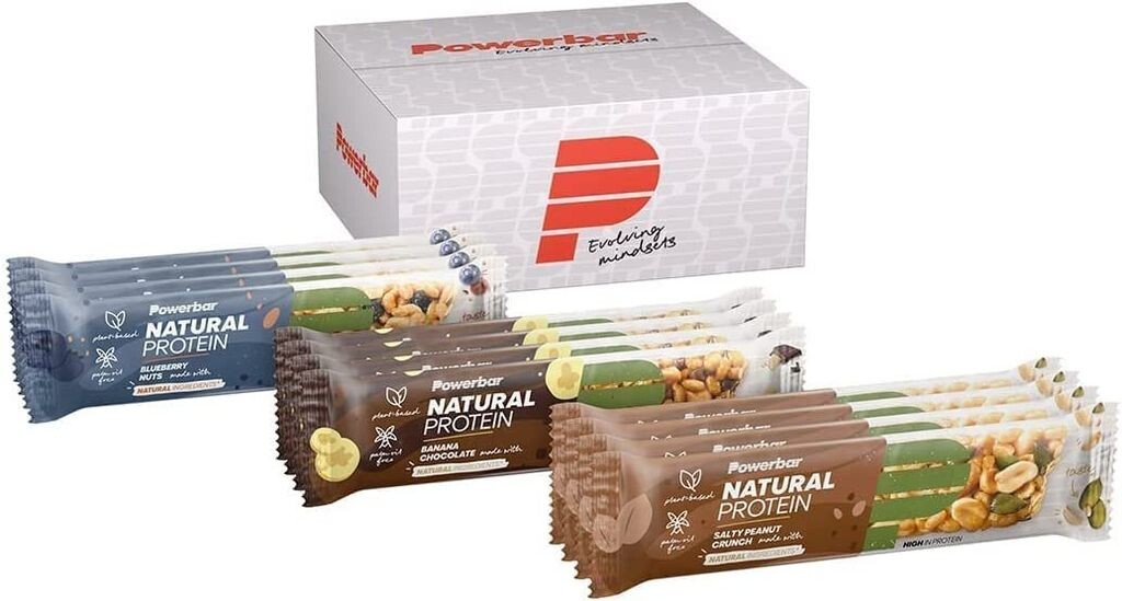 

Powerbar Natural Protein Multiflavor Box 12x40 г — веганские протеиновые батончики + натуральные ингредиенты