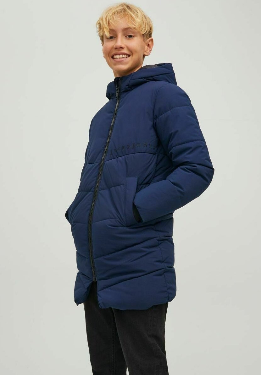 

Зимнее пальто WATTIERTE LANGE Jack & Jones Junior, цвет navy blazer