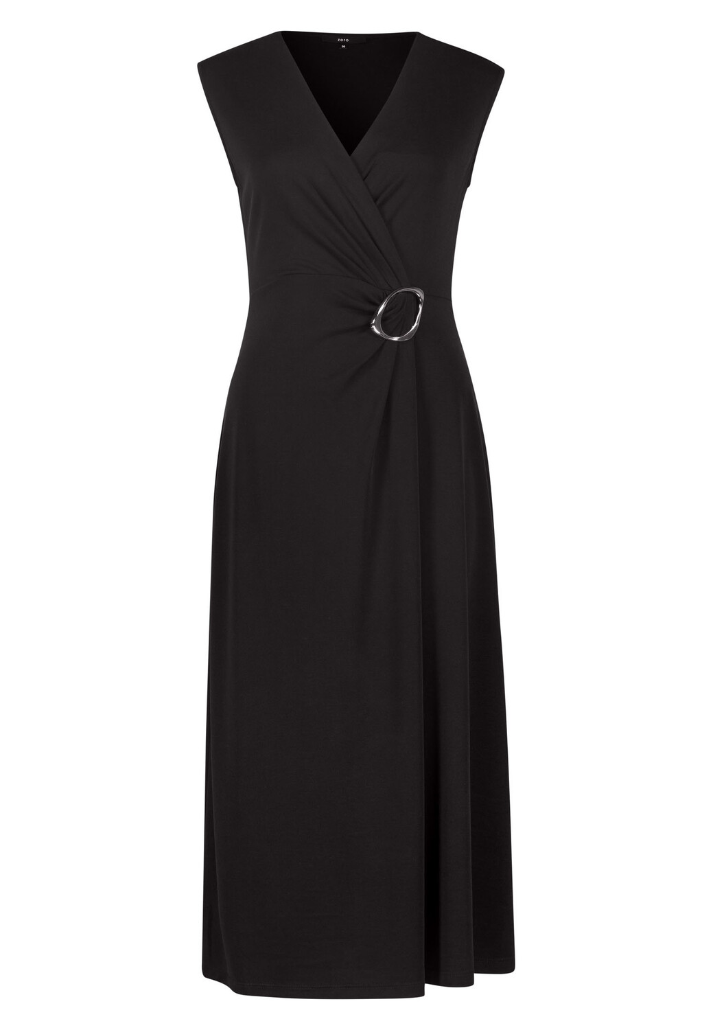 

Платье Zero Jersey Midi mit Schnalle, черный