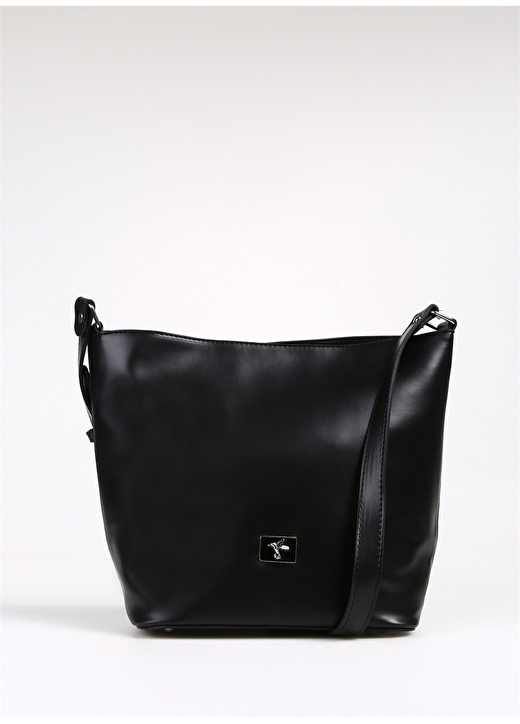 Черная женская сумка на магните Fabrika