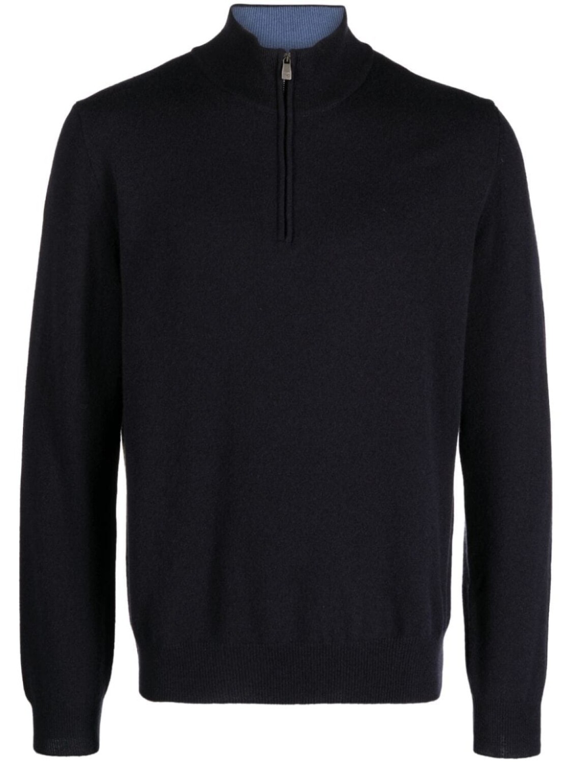 

Corneliani джемпер с отделкой в рубчик, синий