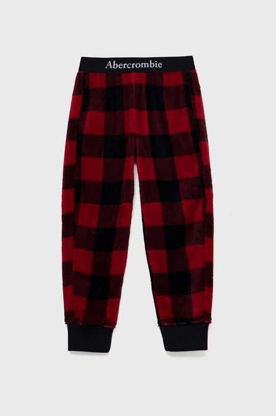 цена Детские пижамные штаны Abercrombie & Fitch, красный