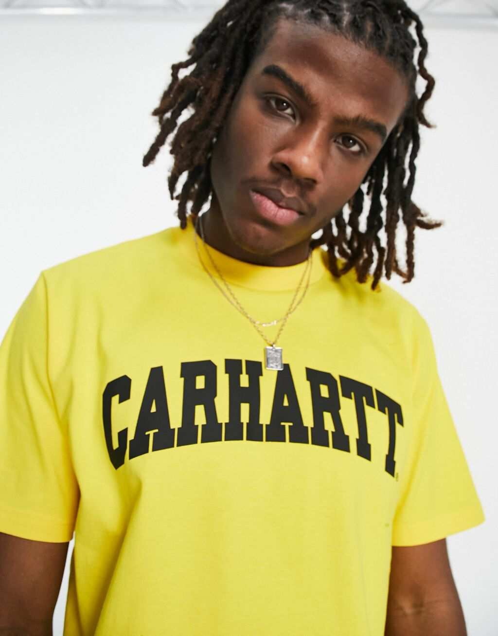 

Желтая университетская футболка Carhartt WIP, Желтый