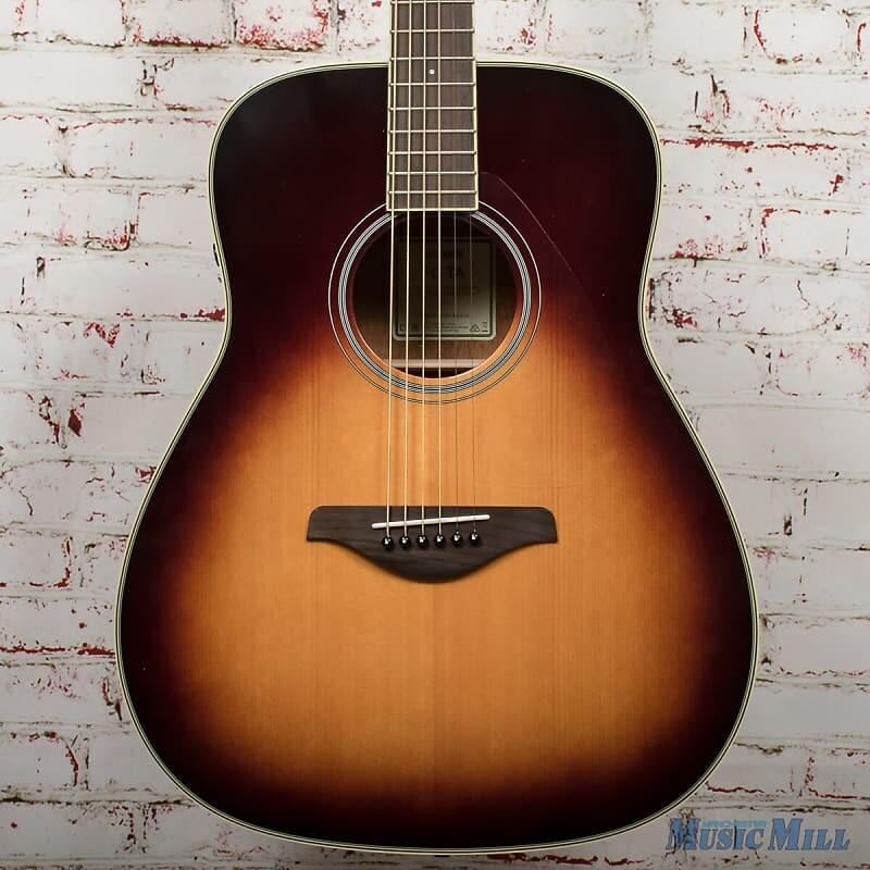 

Акустическая гитара Yamaha FG-TA TransAcoustic Acoustic Guitar, Brown Sunburst