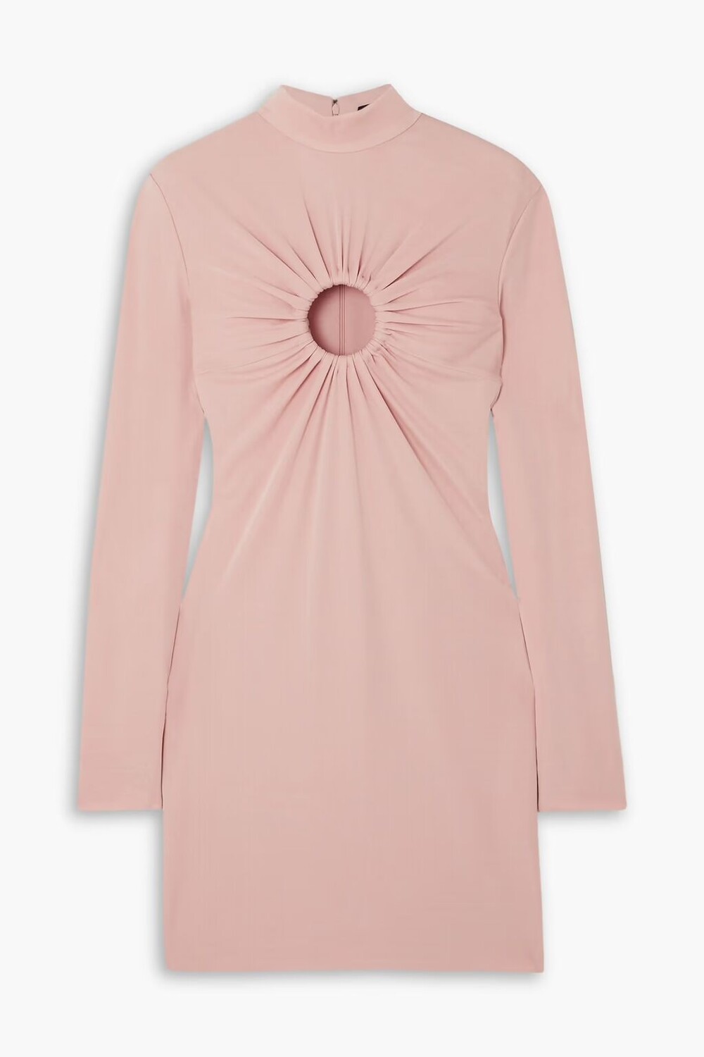 

Мини-платье из эластичного крепа с вырезами Tom Ford, цвет Blush
