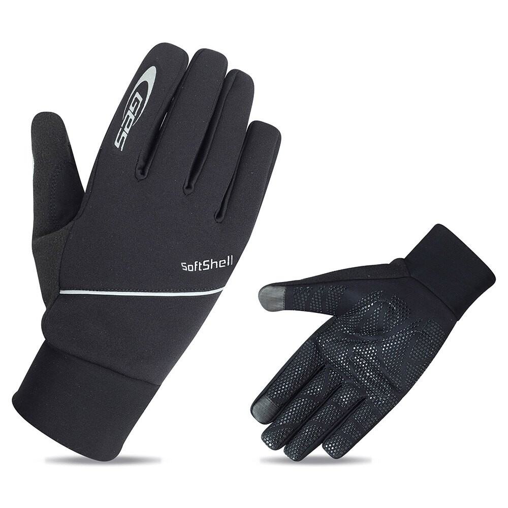 

Длинные перчатки GES Softshell, черный