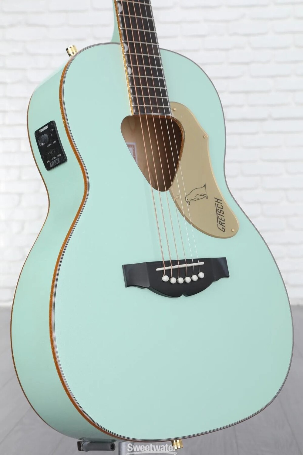 

Акустически-электрическая гитара Gretsch G5021E Rancher Penguin Parlor - мятный металлик