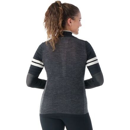 

Топ Intraknit Merino Tech с молнией 1/4 — женский Smartwool, черный
