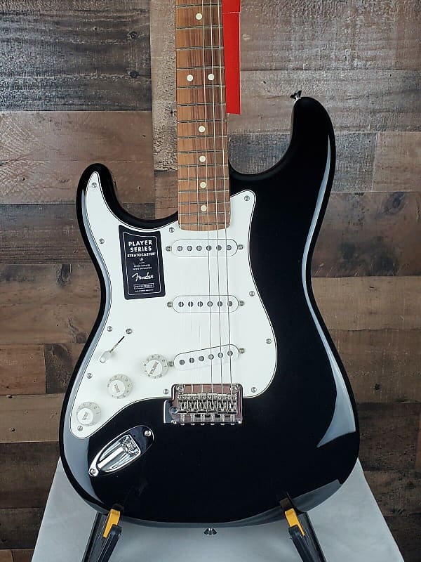 Электрогитара Fender Player Stratocaster Lefty, Black, Pau Ferro, Free Ship, 155
