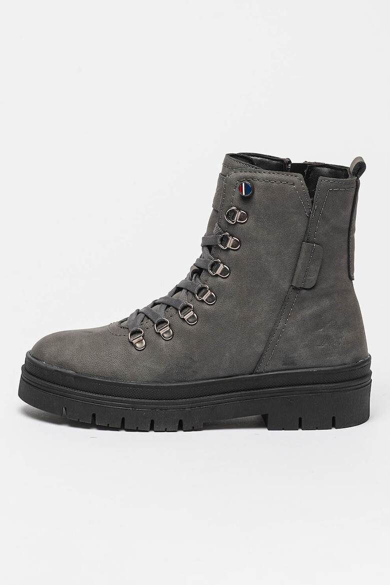 

Ботинки на молнии U S Polo Assn , серый