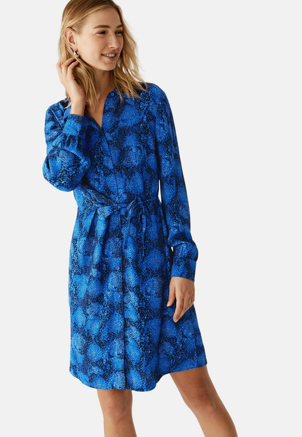 

Платье-рубашка Marks & Spencer, синий