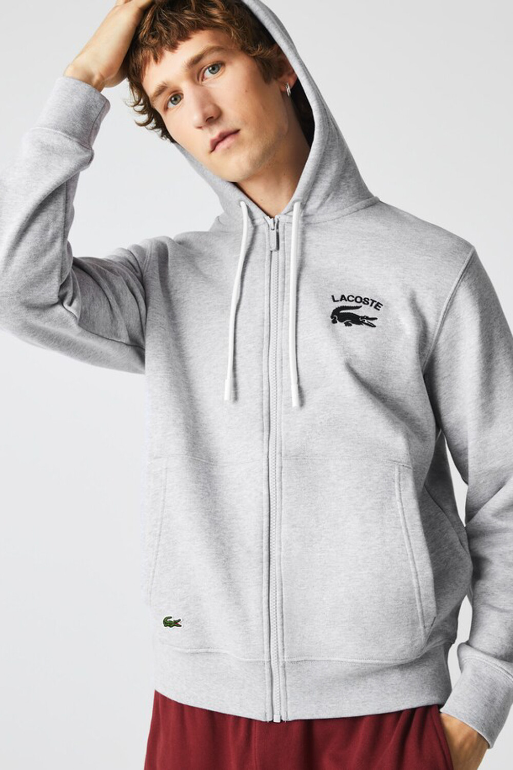 

Толстовка - Серый - Классический крой Lacoste, серый
