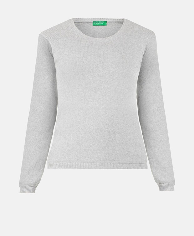 

Джемпер с длинными рукавами United Colors of Benetton, серый