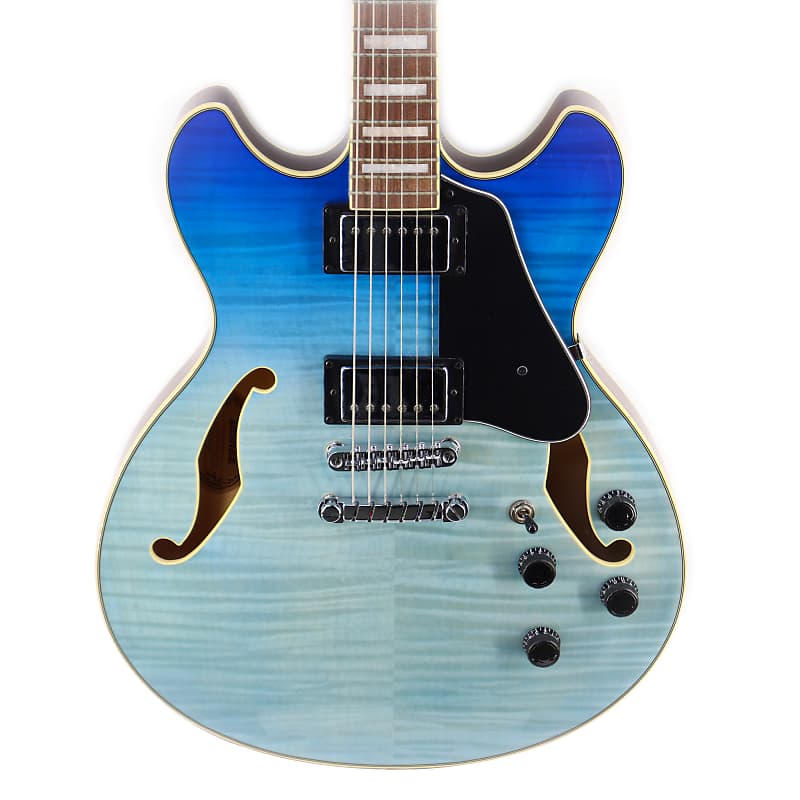 Электрогитара Ibanez Artcore AS73FM Electric Guitar - Azure Blue Gradation