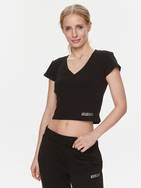 

Футболка стандартного кроя Guess, черный