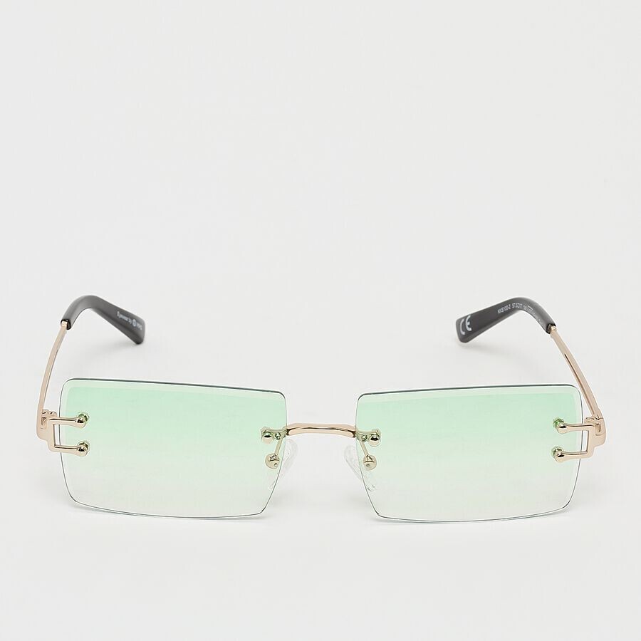 

Безрамочные солнцезащитные очки Karl Kani, цвет gold/green gardient