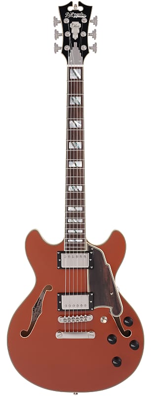 Электрогитара D'Angelico Deluxe Mini DC Limited Edition Semi-hollowbody Electric Guitar - Rust amenra mass v 180g limited deluxe edition