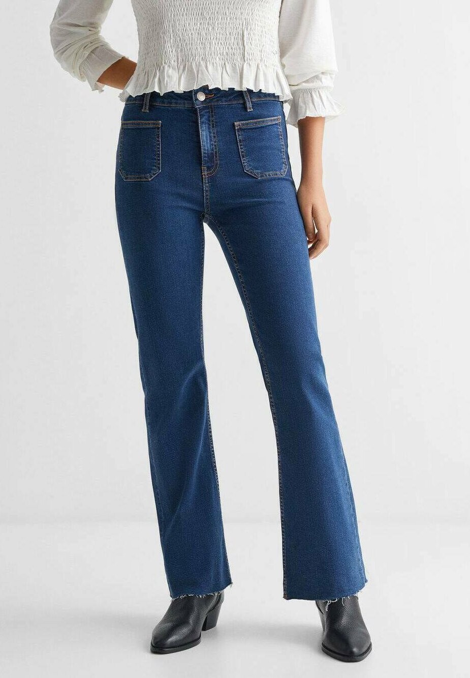

Джинсы Bootcut Frontp Mango, цвет dark blue