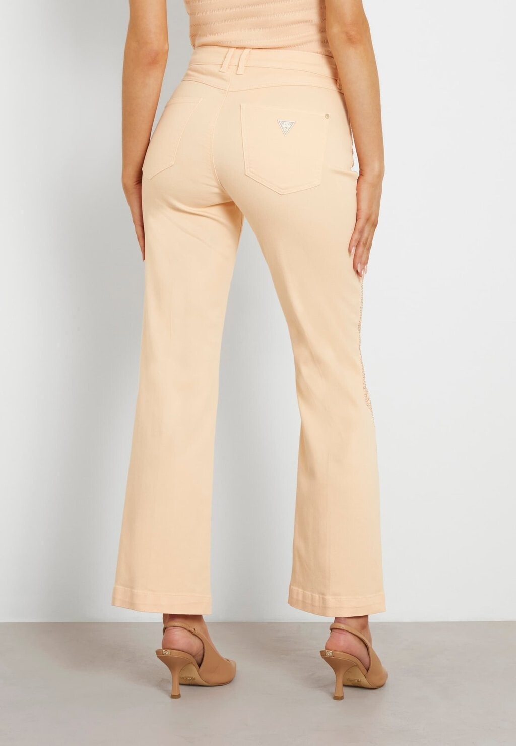 

Расклешенные джинсы HIGH WAIST FLARED Guess, оранжевый