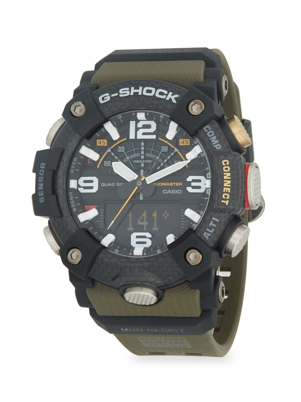 

Часы Mudmaster Digital с полимерным ремешком G-Shock, зеленый