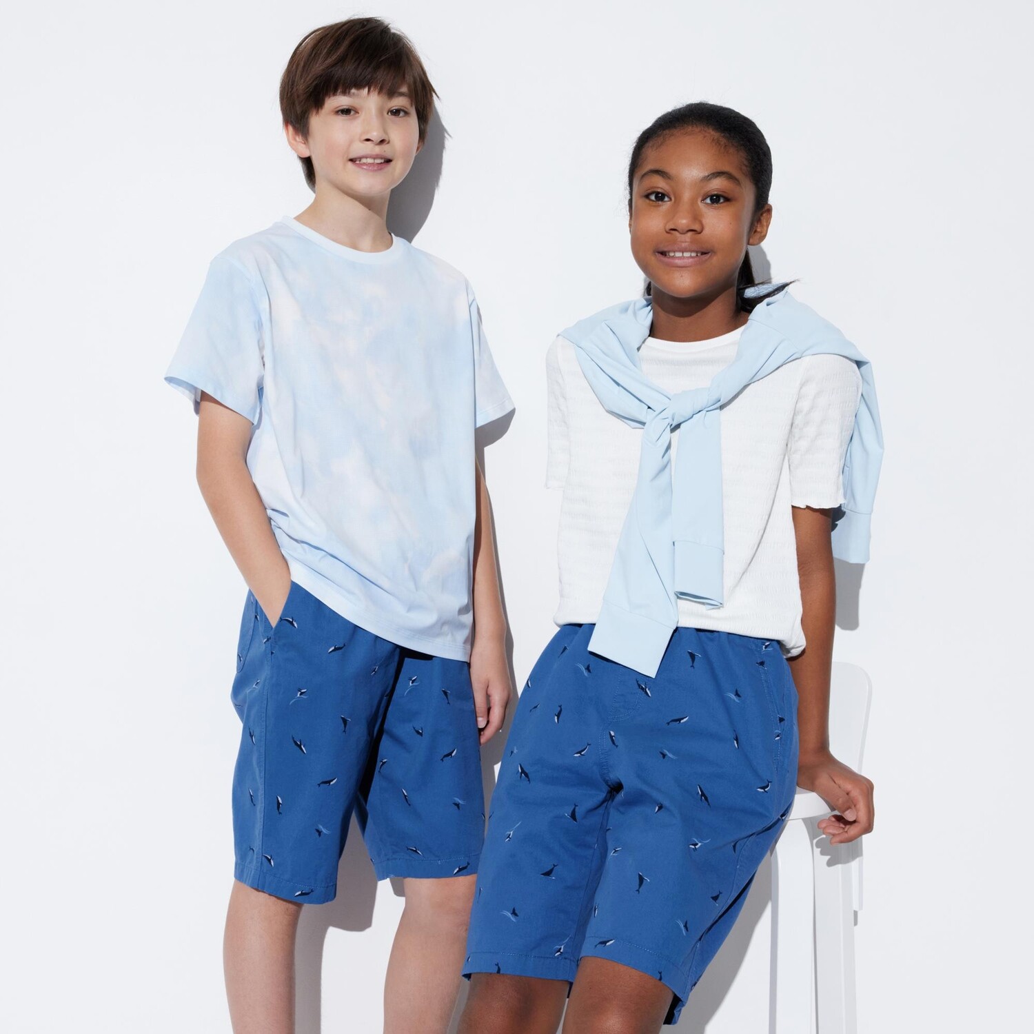

Шорты UNIQLO, синий