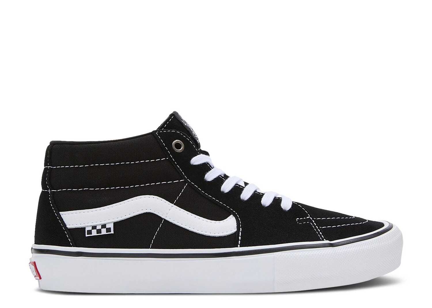 Кроссовки Vans Skate Grosso Mid 'Black White', черный