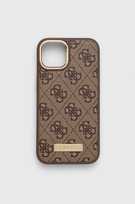 

Чехол для iPhone 14 6,1 дюйма Guess, коричневый