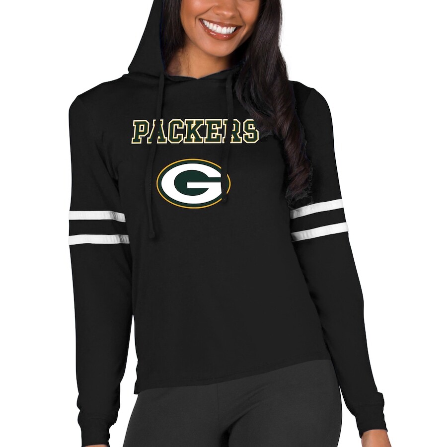 

Футболка с длинным рукавом Concepts Sport Green Bay Packers, черный