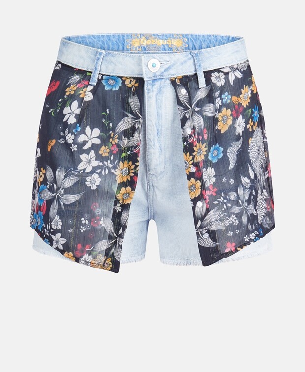 

Джинсовые шорты Desigual, цвет Ice