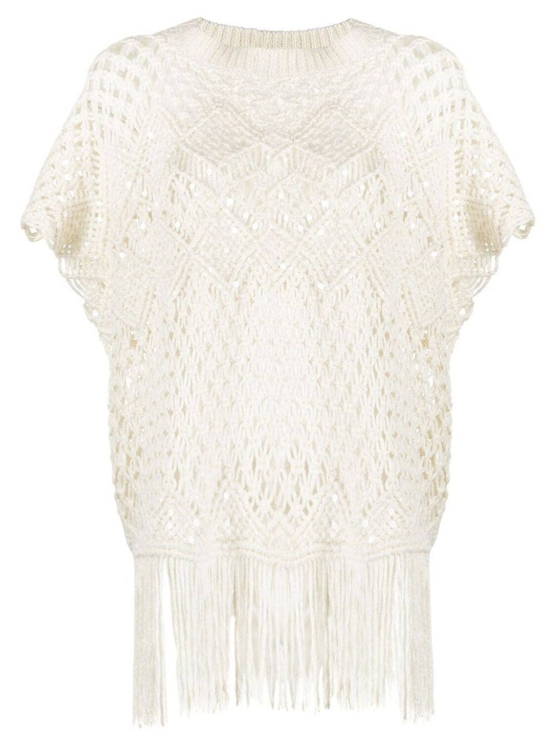 

Brunello Cucinelli джемпер Handmade Dazzling Macramé, белый