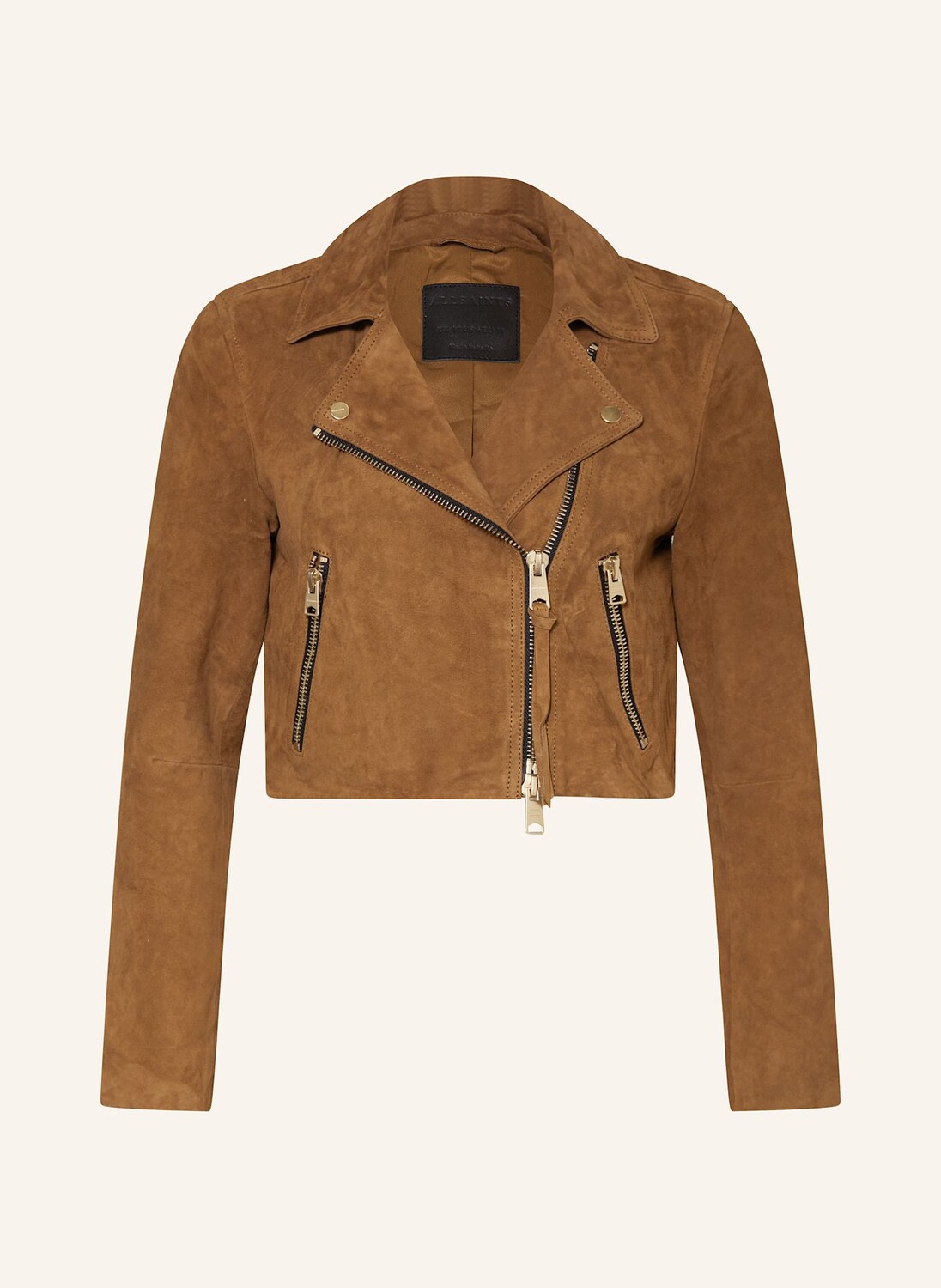 

Кожаная куртка Dalby Allsaints, коричневый