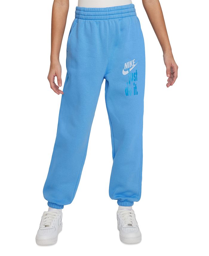 цена Флисовые брюки для девочек Club Nike, синий