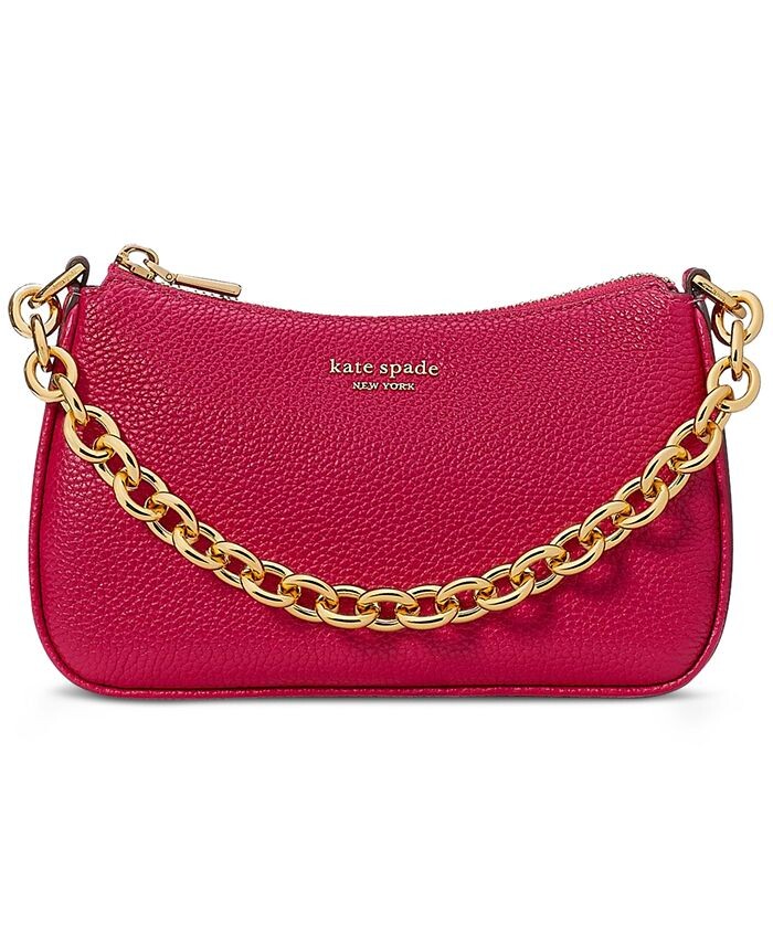 

Трансформируемая сумка через плечо Jolie из шагреневой кожи kate spade new york, красный