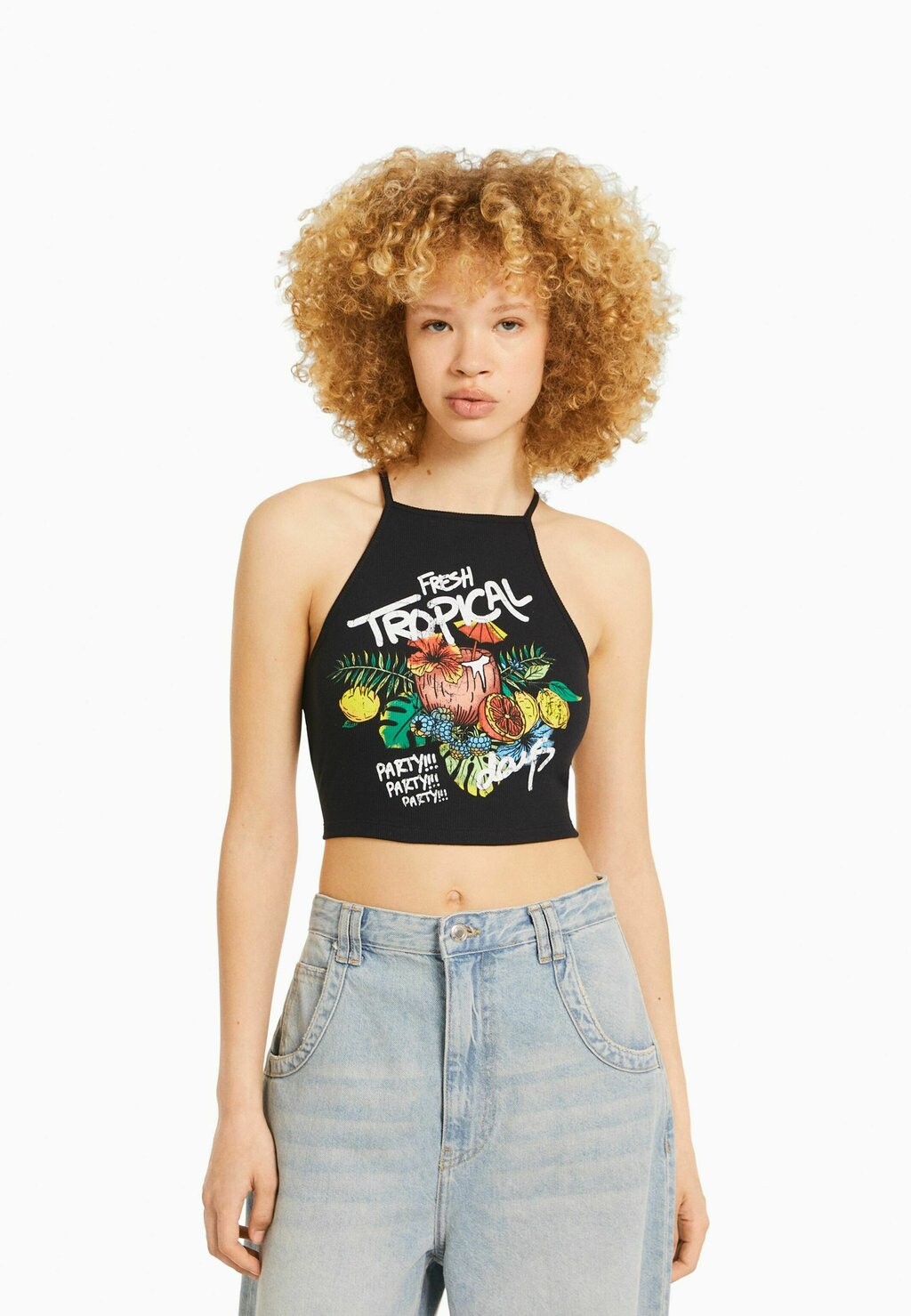 

Топ Bershka, черный