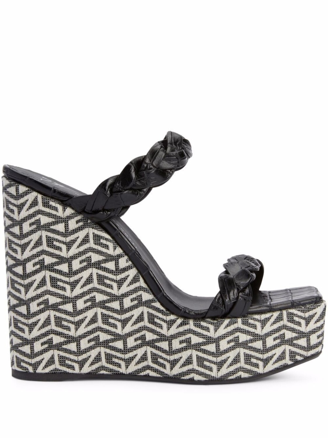 

Giuseppe Zanotti босоножки Eudenia на танкетке, черный