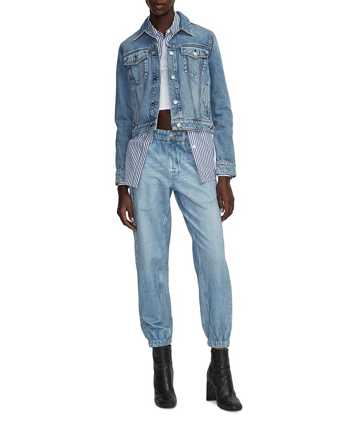 

Хлопковые джинсовые джоггеры Miramar rag & bone, Серый, Хлопковые джинсовые джоггеры Miramar rag & bone