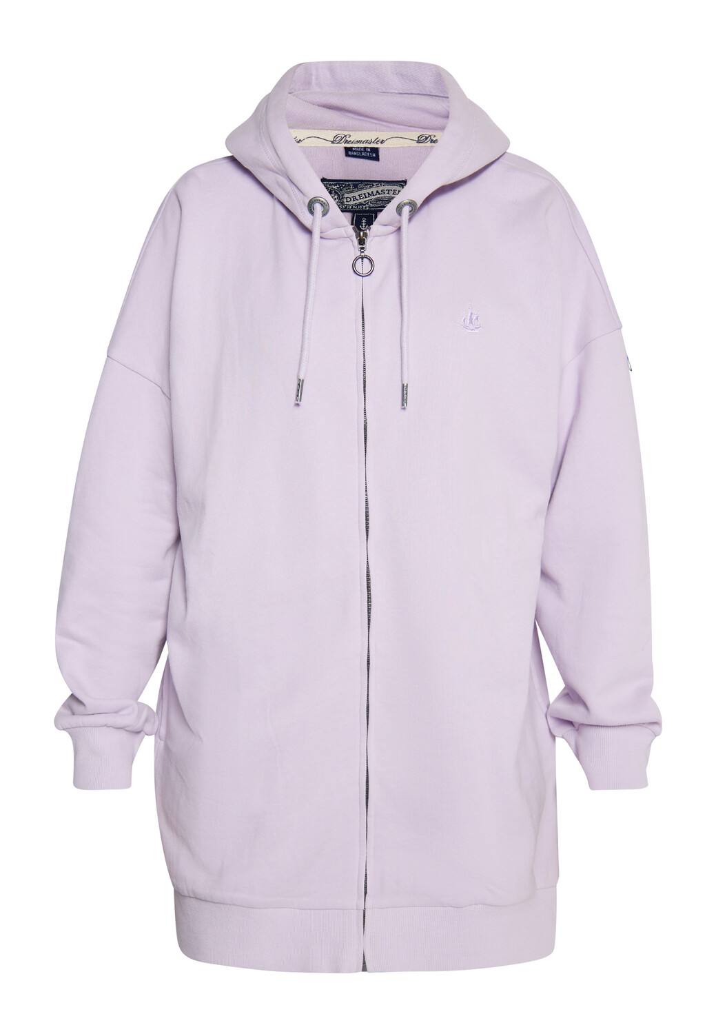 

Толстовка DreiMaster Lange Sweat Kapuzenjacke, цвет Helllavendel