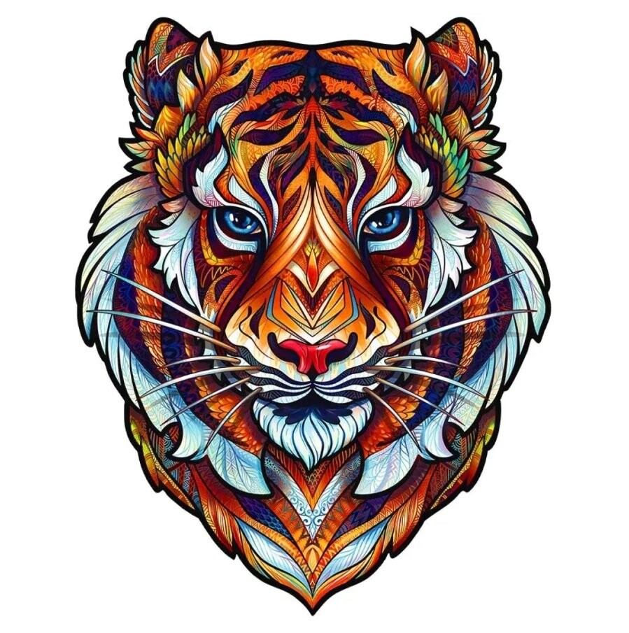 

Очаровательный деревянный пазл Тигр 200 деталей. Унидрагон UNIDRAGON